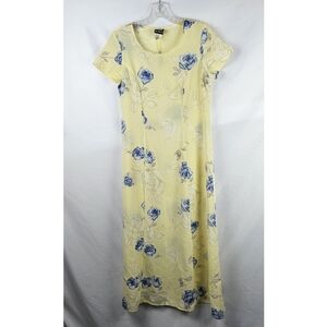 Vintage 90's My Michelle Floral Maxi Dress 5/6 Cottagecore Fairy Coquette Flawed